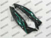 Yamaha YZF-600R Green Flame Fairings - Image 3 of 0