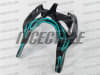 Kawasaki ZX6R Teal Tribal Fairings - Image 4 of 0