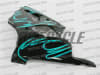 Kawasaki ZX6R Teal Tribal Fairings - Image 5 of 0