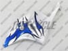 Honda CBR 1000RR Silver/Blue Tribal Fairings - Image 3 of 0