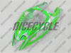 Electric Green Tribal Suzuki GSX-R 1300 Hayabusa Fairings - Image 2 of 0