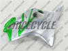 Honda CBR 600 F4i Metallic Green/Silver Fairings - Image 5 of 0