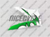Suzuki GSX-R 1000 Green Tribal on White Fairings - Image 4 of 0