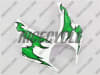 Suzuki GSX-R 1000 Green Tribal on White Fairings - Image 5 of 0