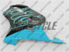 Teal Flame Honda CBR 600 F4i Fairings - Image 4 of 0