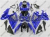 Suzuki GSX-R 600 750 Black Fire on Candy Blue Motorcycle Fairings - Image 1 of 0