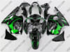 Kawasaki ZX12R Tribal Green Fairings - Image 1 of 0