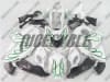 Suzuki GSX-R 1300 Hayabusa White/Green Flames Fairings - Image 1 of 0