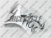 Kawasaki ZX6R Tribal Black/Silver Fairings - Image 2 of 0