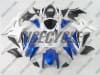 Suzuki GSX-R 600 750 White/Blue OEM Style Fairings - Image 1 of 0