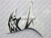 White/Black Kanji Suzuki GSX-R 1300 Hayabusa Fairings - Image 4 of 0