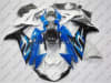 Suzuki GSX-R 600 750 White/Blue OEM Style Fairings - Image 1 of 0