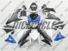 Suzuki GSX-R 600 750 White/Blue OEM Style Fairings - Image 1 of 0