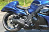 Brocks Alien Head 2 Full System Black 14" Muffler Suzuki Hayabusa (99-24) - Image 4 of 0