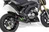 Brocks Kawasaki Alien Head 2 Full System Black CerakoteÂ® 12" Muffler Z125 Pro (17-24) - Image 4 of 0