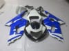 Blue/White Accents Suzuki GSX-R 600 750 Fairings - Image 5 of 0