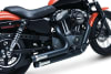 Harley Softail Black Maverick 4" Slip On Exhaust - Image 3 of 0