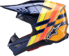 ALPINESTARS S-M10 TLD EDITION 25 HELMET DRK BLU/ORG/YLW FLUO/RED - Image 4 of 0