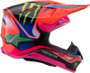 ALPINESTARS S-M10 DEEGAN HELMET ORNG FLO/PRPL/PNK FLUO - Image 3 of 0