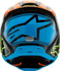 ALPINESTARS SM3 YOUTH FRAY HELMET BLK/ORNG/YLW FLUO - Image 5 of 0