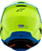 ALPINESTARS SM3 YOUTH RADIUM HELMETW FLUO/BLK/BLUE - Image 5 of 0