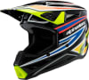 ALPINESTARS SM3 YOUTH WURX HELMET BLK/YLW FLUO/BLUE/RED  - Image 1 of 0