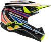 ALPINESTARS SM3 YOUTH WURX HELMET BLK/YLW FLUO/BLUE/RED  - Image 3 of 0