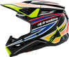 ALPINESTARS SM3 YOUTH WURX HELMET BLK/YLW FLUO/BLUE/RED  - Image 4 of 0