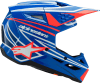 ALPINESTARS SM3 YOUTH WURX HELMET BLUE/RED/WHT/BLK - Image 3 of 0