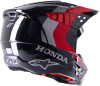 ALPINESTARS HONDA S-M5 HELMET BLACK/RED GLOSSY - Image 2 of 0