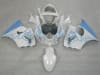 Kawasaki ZX6R White/Blue Flame Fairings - Image 1 of 0