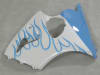 Kawasaki ZX6R White/Blue Flame Fairings - Image 3 of 0