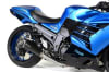 Brocks Kawasaki Predator Full System - Stainless Front Section w/ Electro-Black Muffler ZX-14R (12-24) - Image 2 of 0
