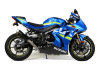 Brocks Suzuki Predator Full System - Stainless Front Section w/ Electro-Black Muffler GSX-R1000/R (17-25) - Image 1 of 0