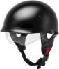 GMAX HH-65 HALF HELMET FULL DRESSED BLACK - Image 5 of 0