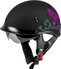 GMAX HH-65 CORVUS HELMET W/PEAK MATTE BLACK/PURPLE/GREY - Image 2 of 0