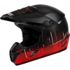 GMAX YOUTH MX-46Y FREQUENCY OFFROAD HELMET MATTE BLACK/RED - Image 1 of 0