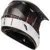 GMAX MX-46 FREQUENCY OFF-ROAD HELMET MATTE BLACK/WHITE - Image 2 of 0