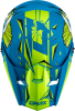GMAX YOUTH MX-46Y UNSTABLE HELMET MATTE BLUE/GREEN - Image 3 of 0