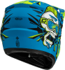 GMAX YOUTH MX-46Y UNSTABLE HELMET MATTE BLUE/GREEN - Image 4 of 0