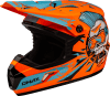 GMAX YOUTH MX-46Y UNSTABLE HELMET HI VIS ORANGE/BLUE - Image 1 of 0