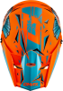 GMAX YOUTH MX-46Y UNSTABLE HELMET HI VIS ORANGE/BLUE - Image 3 of 0