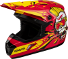 GMAX YOUTH MX-46Y UNSTABLE HELMET RED/YELLOW - Image 1 of 0