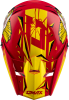 GMAX YOUTH MX-46Y UNSTABLE HELMET RED/YELLOW - Image 3 of 0
