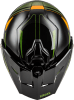GMAX MD-74S SPECTRE SNOW HELMET W/ ELEC SHIELD BLACK/GREEN - Image 3 of 0