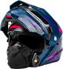 GMAX MD-74S SPECTRE SNOW HELMET W/ ELEC SHLD BLUE/PINK/PURPLE - Image 5 of 0