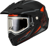 GMAX MD-74S SPECTRE SNOW HELMET W/ ELEC SHIELD MATTE BLACK/RED - Image 1 of 0