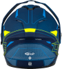 GMAX MD-74S SPECTRE SNOW HELMET W/ ELEC SHIELD MATTE BLUE/GRN - Image 2 of 0