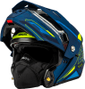 GMAX MD-74S SPECTRE SNOW HELMET W/ ELEC SHIELD MATTE BLUE/GRN - Image 5 of 0