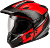 GMAX GM-11 DECIMA HELMET BLACK/RED/GREY - Image 1 of 0